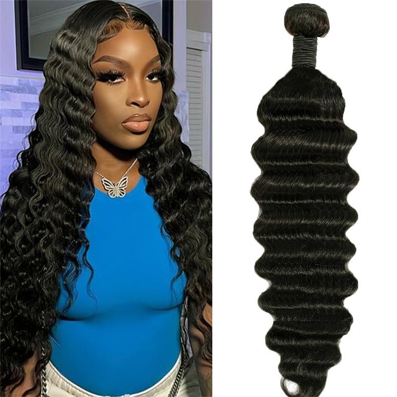 Loose Deep Wave Bundles Peruvian Hair Bundles Human Hair Extensions 1 Bundles - Perismoda Hair
